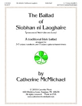 Ballad of Siobhan ni Laoghaire Handbell sheet music cover
